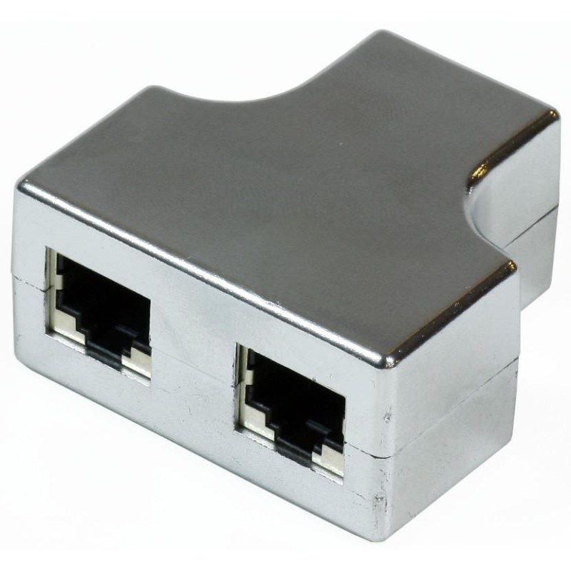 MicroConnect Y-ADAPTER RJ45-2xRJ45 F/F 8P